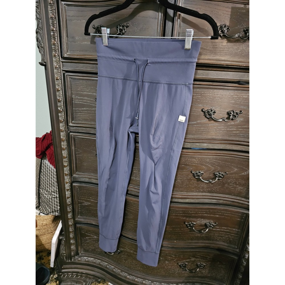 Vuori Daily Legging Blue Grey High Rise Drawstring Yoga Pants Small VW323